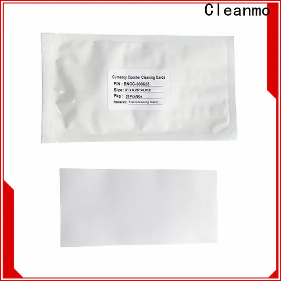 Cleanmo high quality eftpos cleaning card factory price for Currency Counter