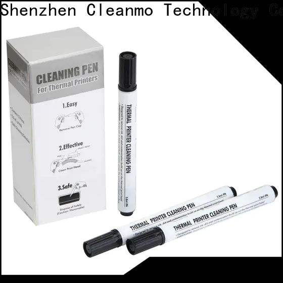 Cleanmo white thermal printhead cleaning pen manufacturer for ID Card Printer Head