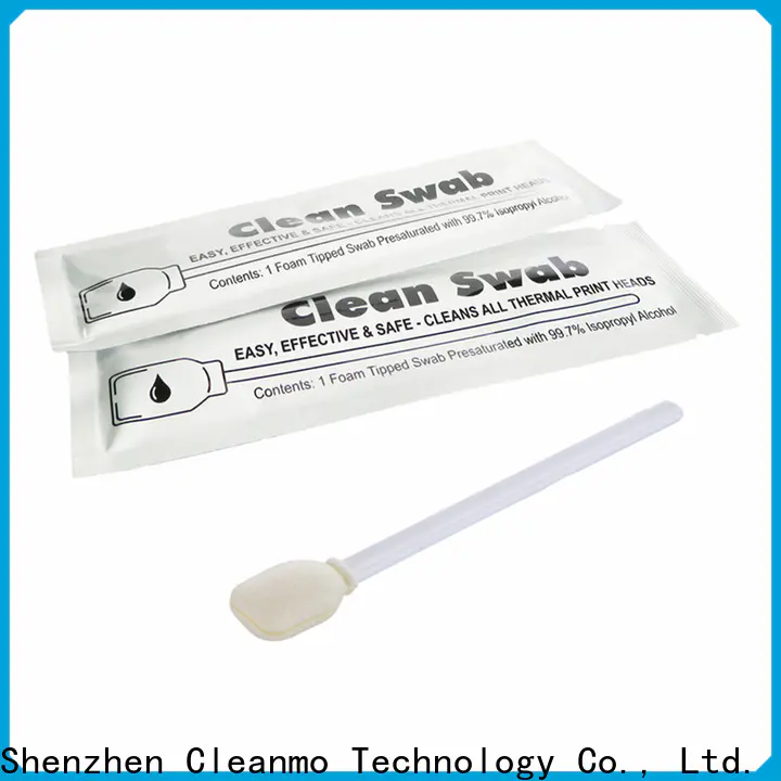 Cleanmo Sponge isopropyl alcohol Snap swabs manufacturer for ATM/POS Terminals