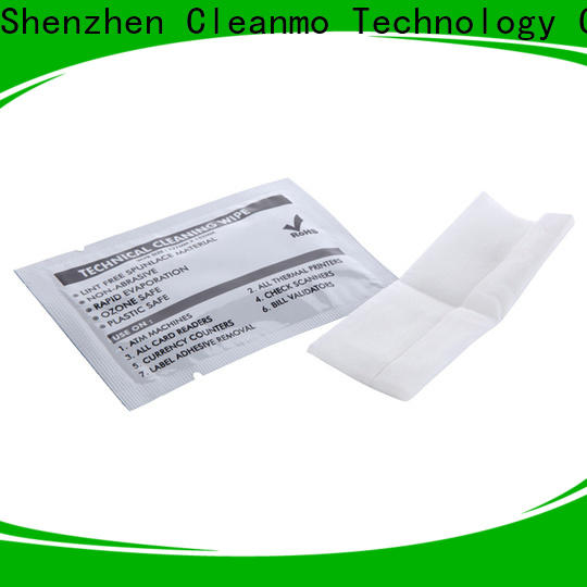 Cleanmo 40% Rayon printhead wipes manufacturer for Check Scanners