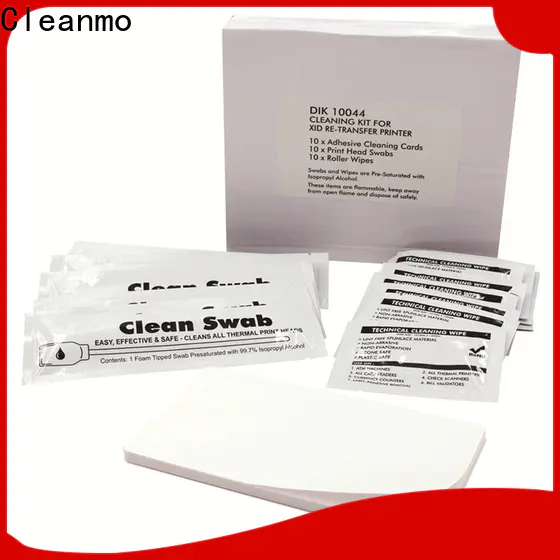 Cleanmo Non Woven Matica DRY Cleaning Cards factory for card printer