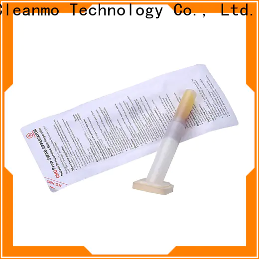 Cleanmo white ABS handle surgical CHG applicator factory for surgical site cleansing after suturing