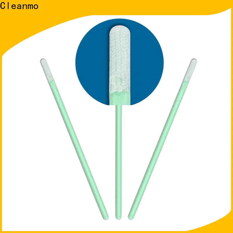Cleanmo double layers of microfiber fabric electronics cleaning swab supplier for general purpose cleaning