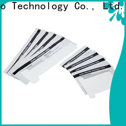 Custom zebra printer cleaning cards Aluminum foil packing supplier for Zebra P120i printer
