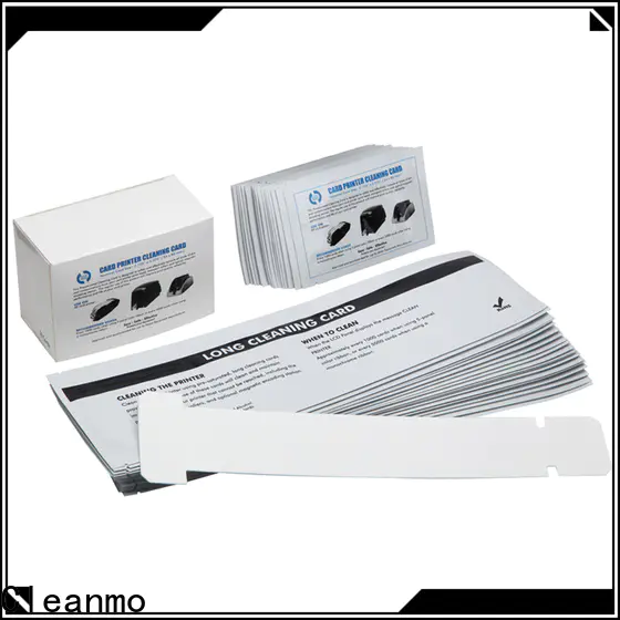 Cleanmo Aluminum foil packing zebra printhead cleaning manufacturer for ID card printers