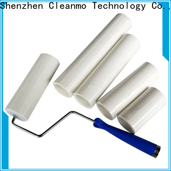 Cleanmo coated adhesive floor lint roller manufacturer for ground