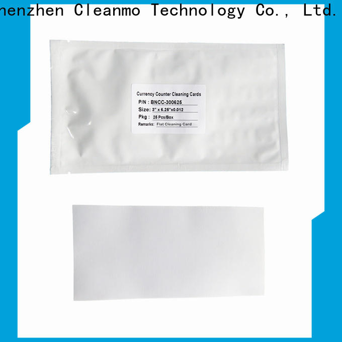 Cleanmo efficient currency counter cleaning card factory price for Counting Equipment