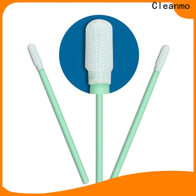 Cleanmo excellent chemical resistance swab cleaning factory for optical sensors