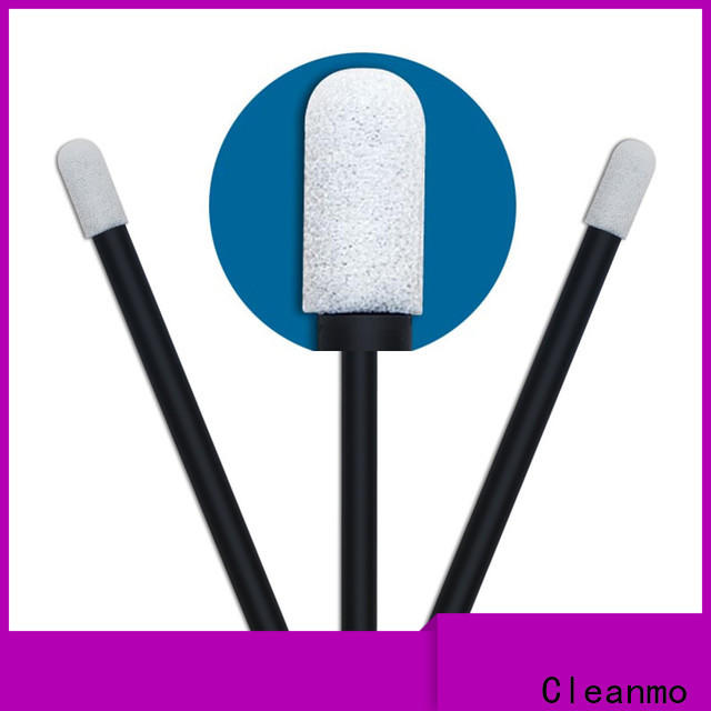 Cleanmo ESD-safe Polypropylene handle sponge mouth swabs supplier for excess materials cleaning