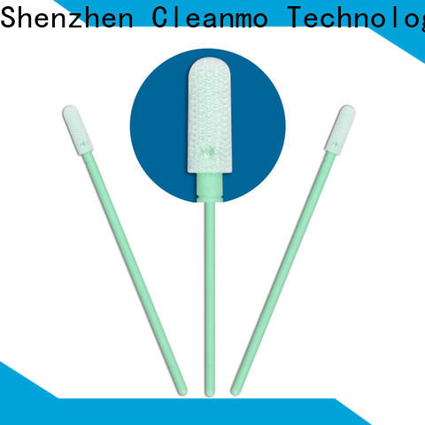 Cleanmo double-layer knitted polyester toothette oral swabs factory for microscopes