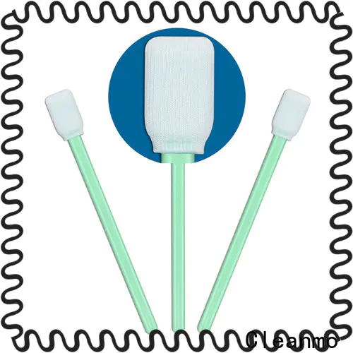 Cleanmo polypropylene handle dacron swabs manufacturer for microscopes