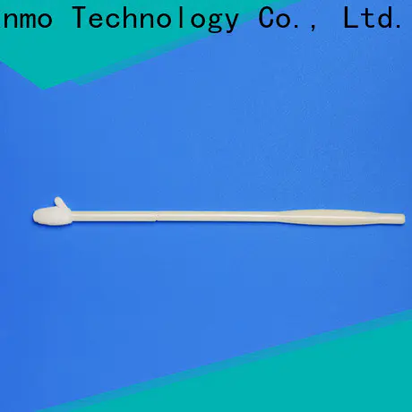 Cleanmo ABS handle nylon flocked nasopharyngeal swab factory for hospital