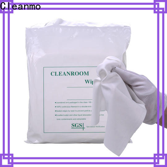 Cleanmo thermally sealed Industry cleaning wipes wholesale for chamber cleaning