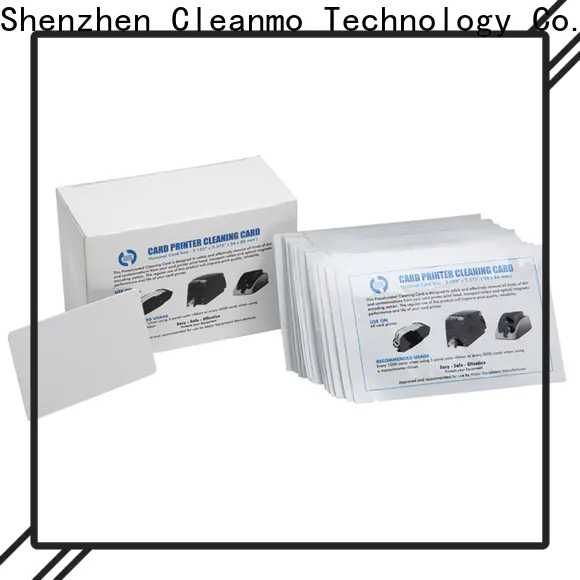 Cleanmo laminate waffle cleaning cards wholesale for POS Terminal