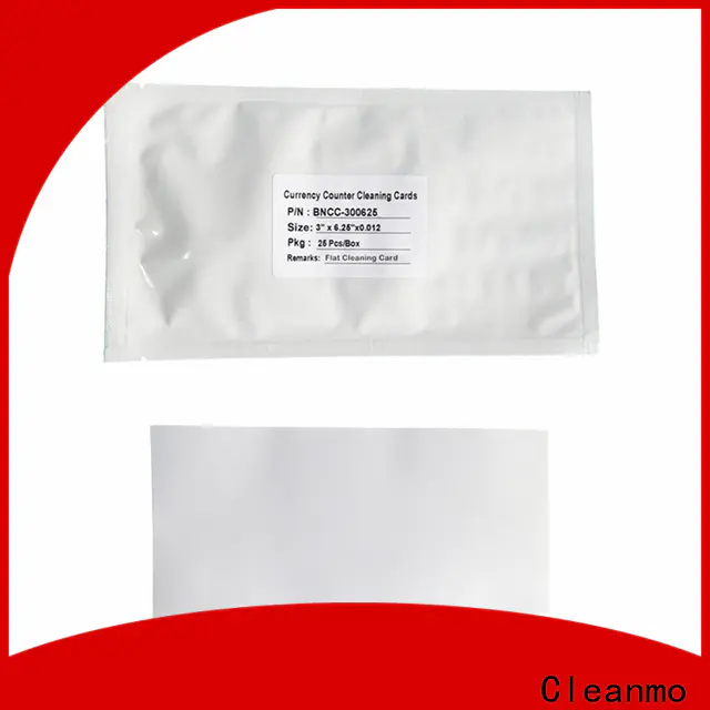 Cleanmo convenient ncr cleaning cards wholesale for Banknote Counter
