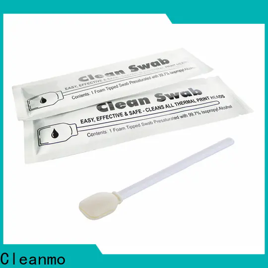 Cleanmo Wholesale printhead cleaning swab supplier for Card Readers
