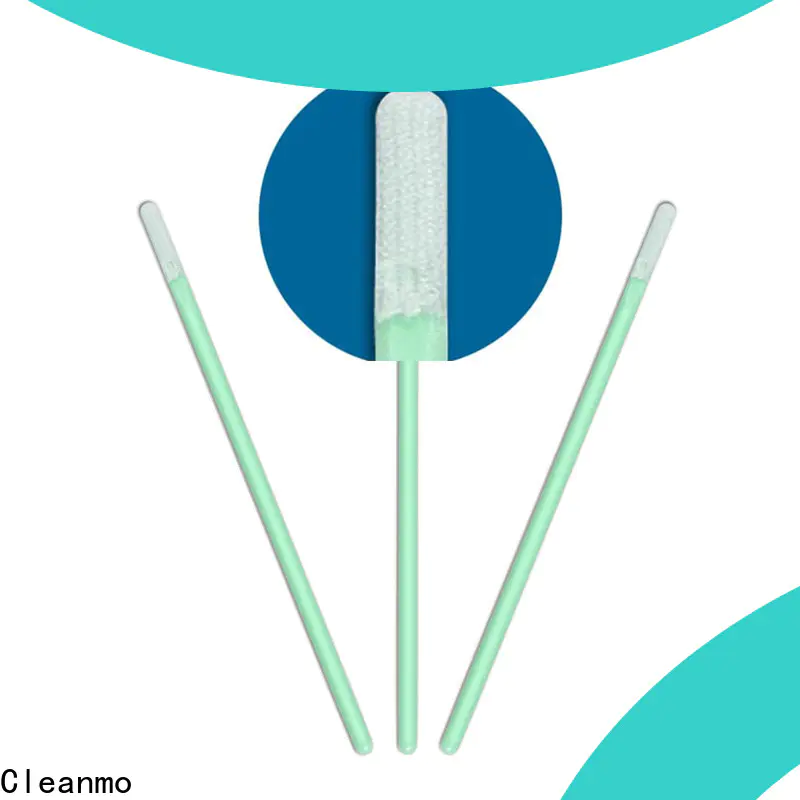 Cleanmo cost-effective cleanroom q tips wholesale for excess materials cleaning
