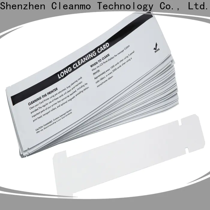 Cleanmo pvc zebra printhead cleaning manufacturer for cleaning dirt