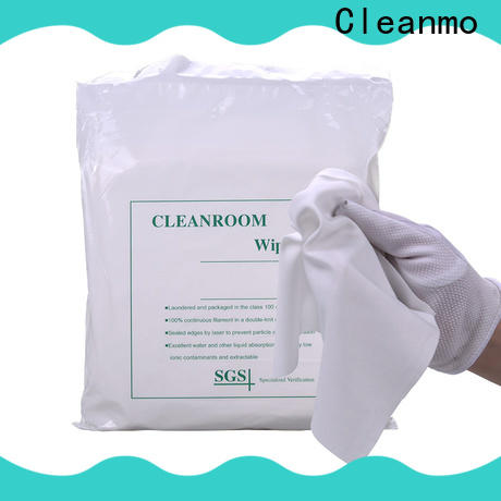 Cleanmo cutting edge microfiber cleanroom wipes manufacturer for medical device products