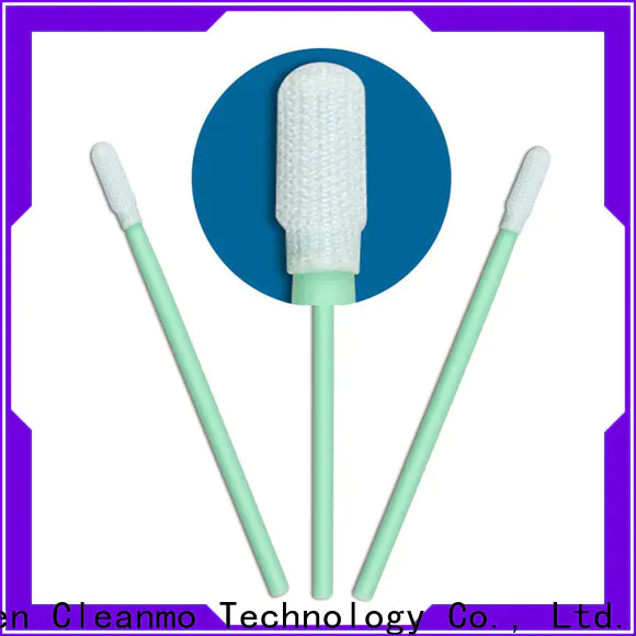 Cleanmo compatible Cleanroom dacron swabs supplier for general purpose cleaning