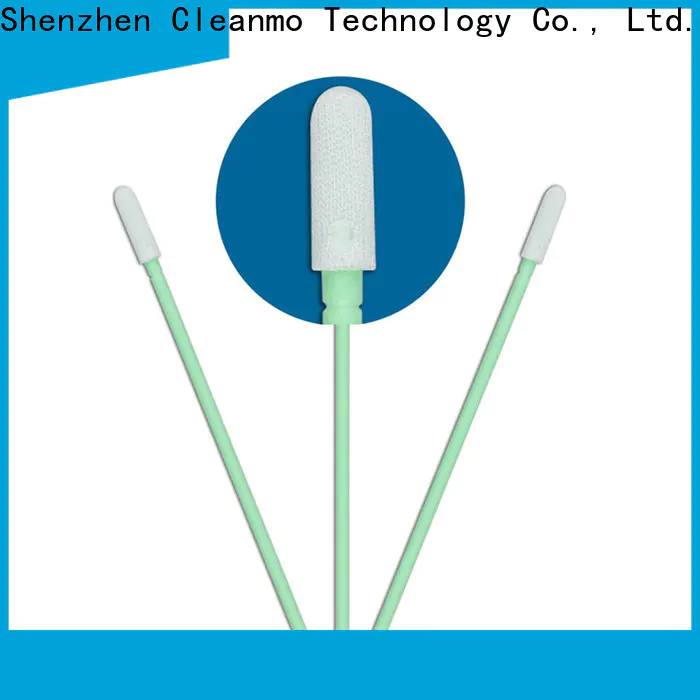 Cleanmo EDI water wash microfiber swabs factory price for excess materials cleaning