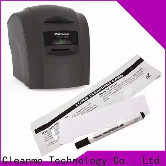 Cleanmo AlphaCard long T Cleaning Cards Aluminum foil packing manufacturer for AlphaCard PRO 100 Printer