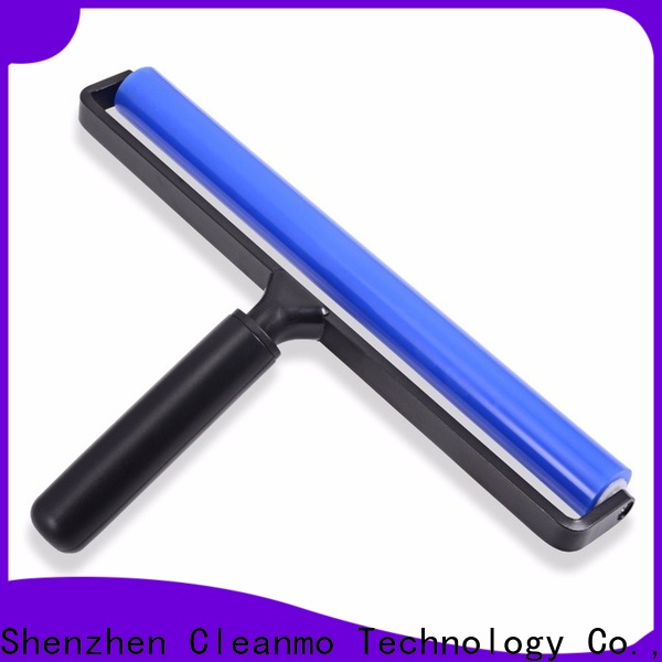 Cleanmo smooth surface silicone rubber roller supplier for LCD screen