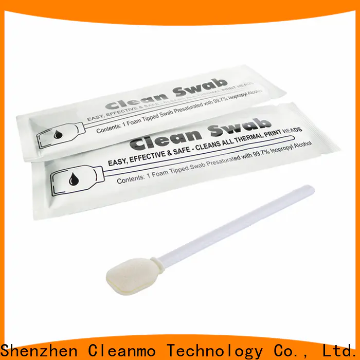 Cleanmo Bulk purchase best isopropyl alcohol Snap swabs wholesale for ID Card Printers