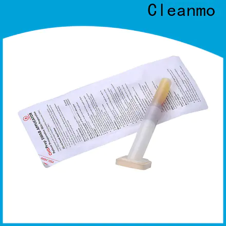 Cleanmo white ABS handle cotton tipped applicators manufacturer for routine venipunctures