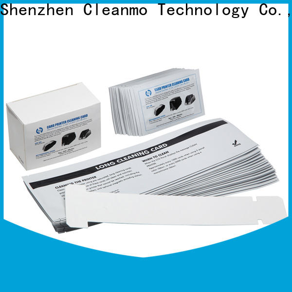 Bulk purchase custom zebra printer cleaning cards non woven factory for ID card printers