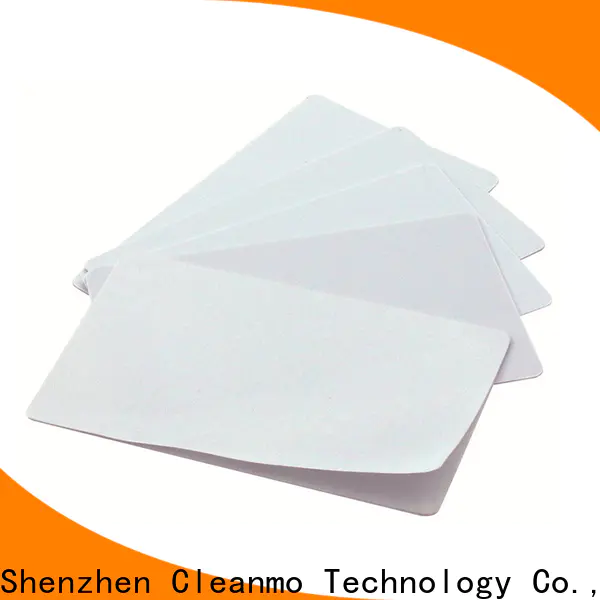 Cleanmo Hot-press compound printer cleaning supplies supplier for ID card printers