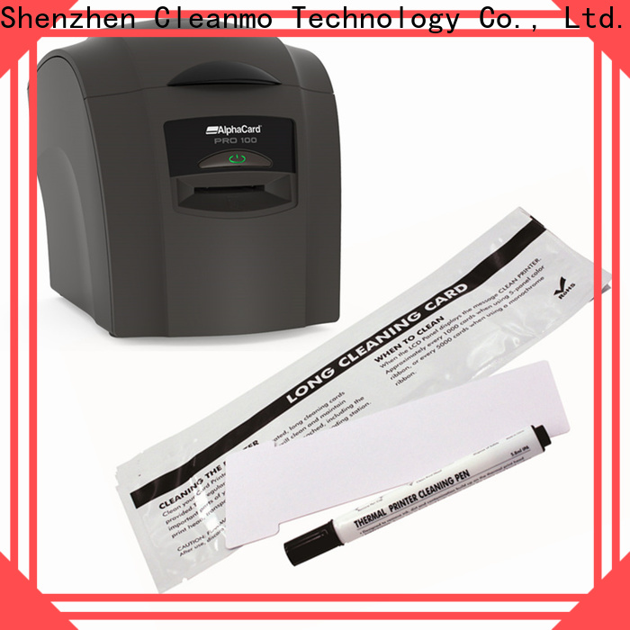 Cleanmo Bulk buy high quality AlphaCard long T Cleaning Cards supplier for AlphaCard PRO 100 Printer