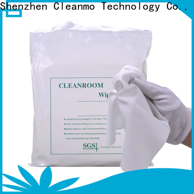 Cleanmo Wholesale high quality polyester cleanroom wipes wholesale for medical device products