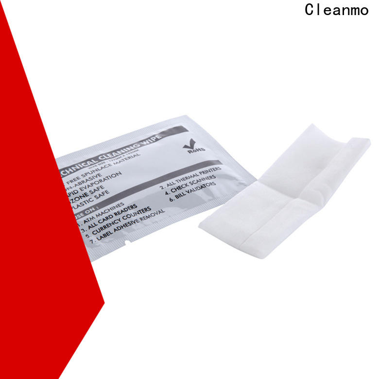 Cleanmo efficient thermal printhead cleaning wipes manufacturer for Check Scanners