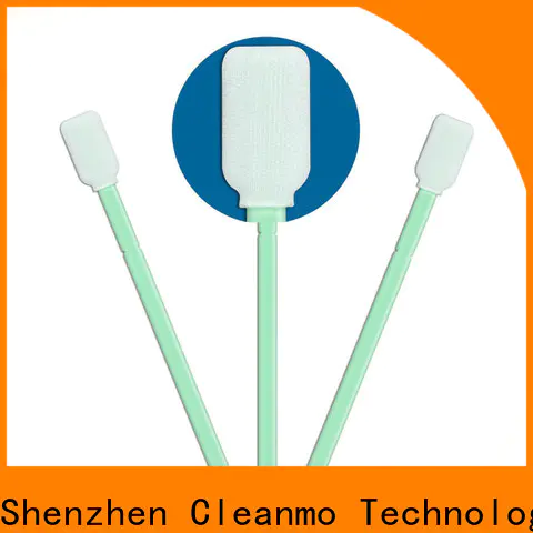 Cleanmo flexible paddle dacron swabs manufacturer for printers