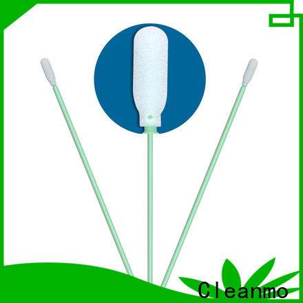 Bulk buy high quality cotton buds no plastic ESD-safe Polypropylene handle supplier for excess materials cleaning