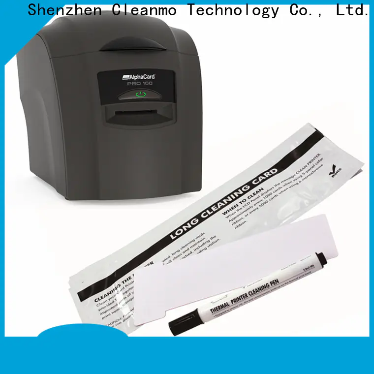 Cleanmo Custom OEM AlphaCard Printer Cleaning Kits wholesale for AlphaCard PRO 100 Printer