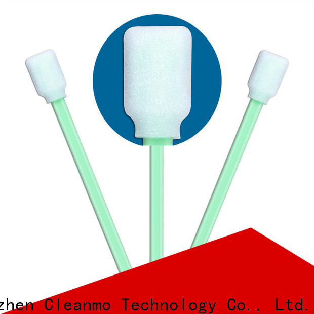 Cleanmo ESD-safe Polypropylene handle long cotton swabs manufacturer for Micro-mechanical cleaning