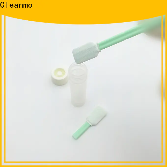 Cleanmo 100% polyester sterile Polyester swab factory price for test residues of previously manufactured products