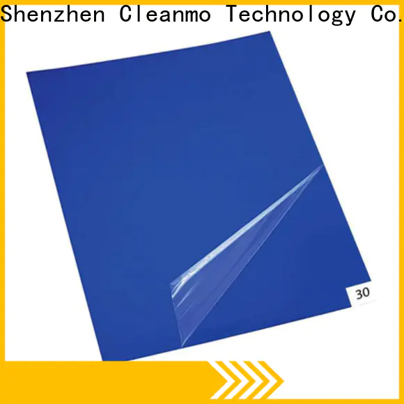 Cleanmo polystyrene film sheets cleanroom tacky mat factory direct for cleanroom entrances