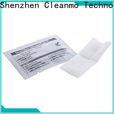 Cleanmo Bulk purchase OEM thermal printhead cleaning wipes wholesale for ID Card Printers