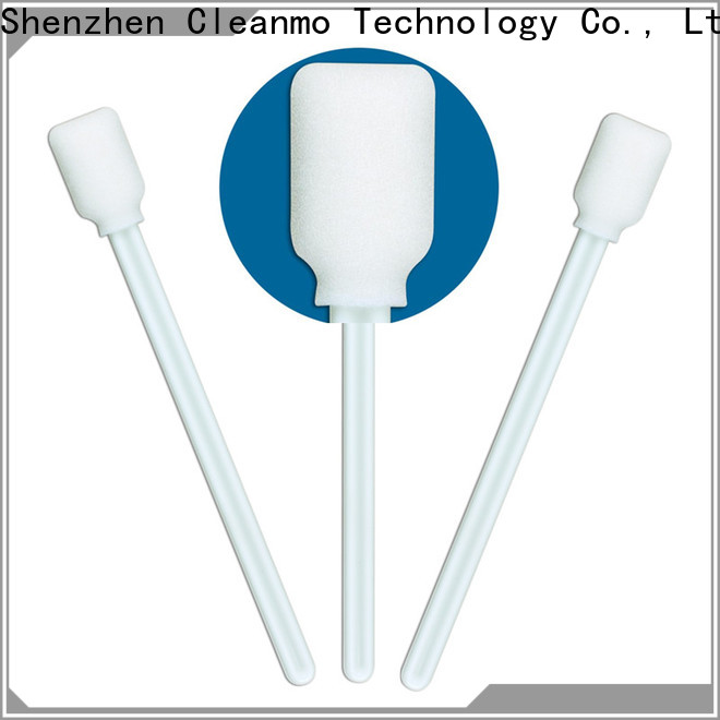 ODM high quality lint free cleaning swabs green handle supplier for general purpose cleaning