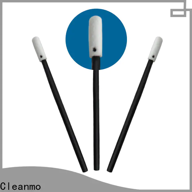 Cleanmo OEM wood stick cotton swabs factory price for Micro-mechanical cleaning