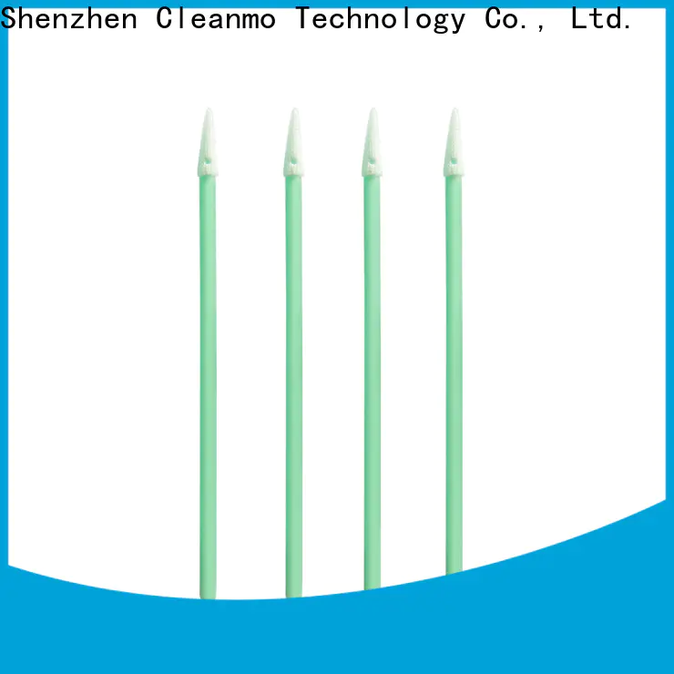 Cleanmo good quality polyester cleanroom swabs supplier for microscopes
