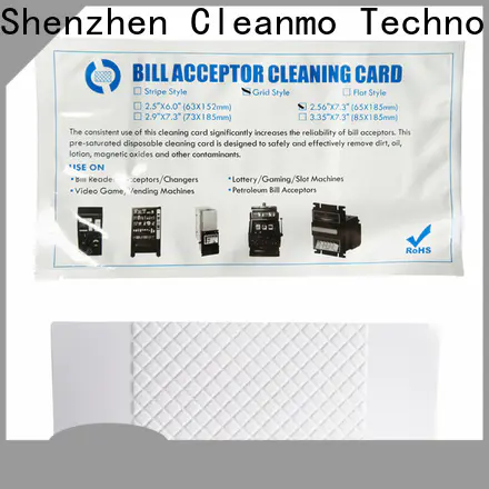 Cleanmo Bulk purchase high quality cleaning credit card supplier for dollar bill readers