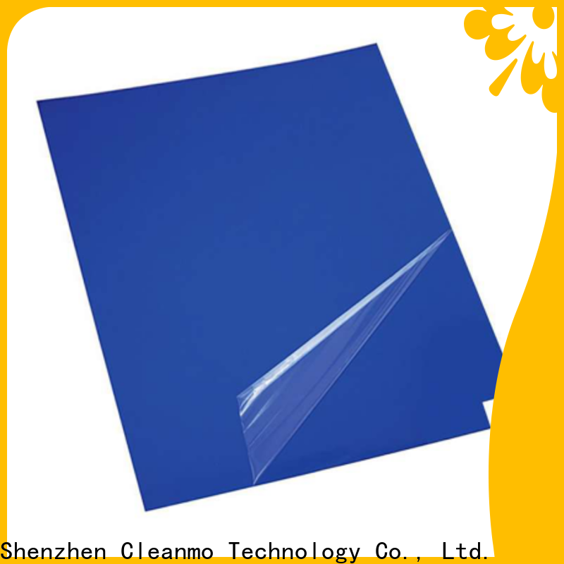 Cleanmo sensitive adhesive sticky mats manufacturer for laboratories