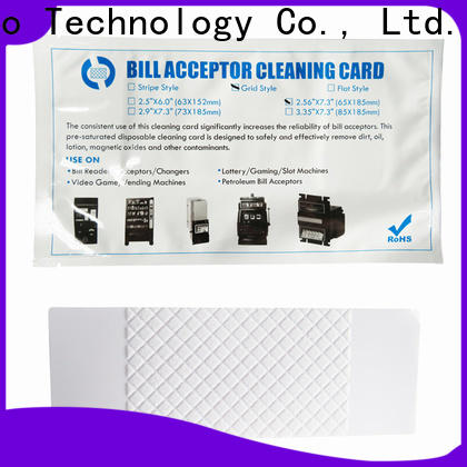 Cleanmo ODM high quality atm cleaning cards wholesale for dollar bill readers