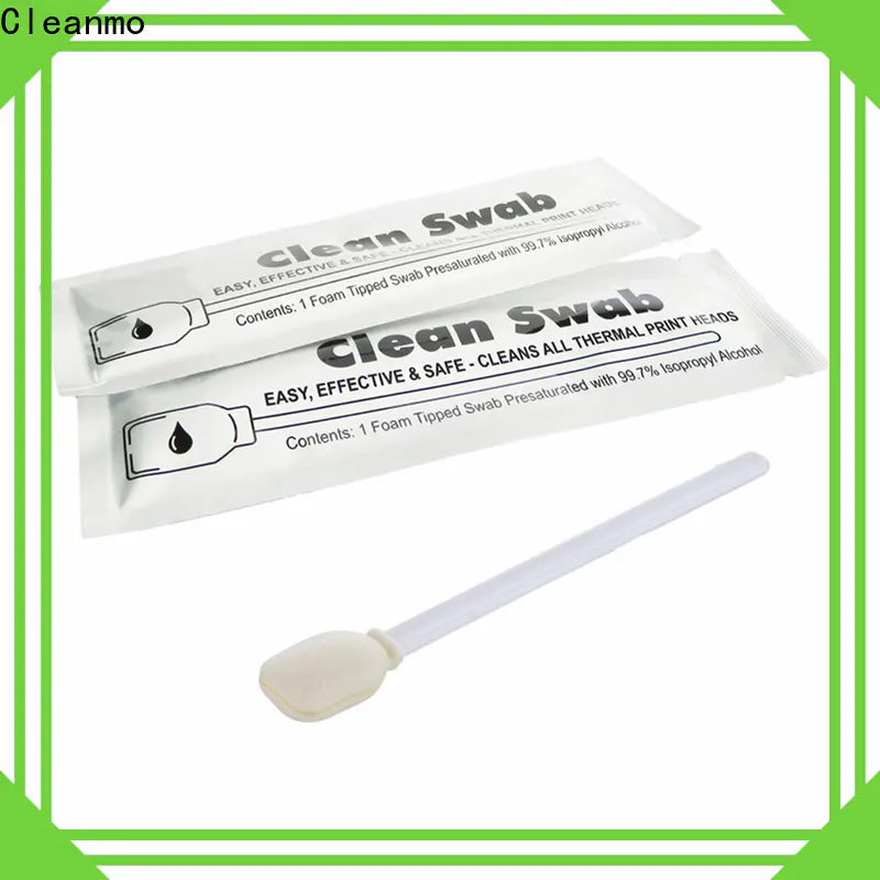 Cleanmo Wholesale OEM isopropyl alcohol Snap swabs manufacturer for ID Card Printers