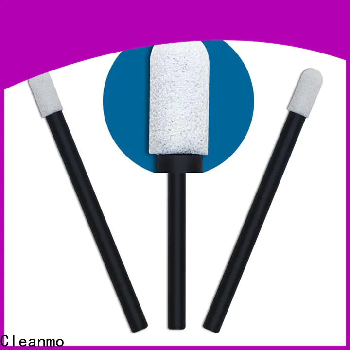 Cleanmo ESD-safe Polypropylene handle texwipe swabs factory price for general purpose cleaning
