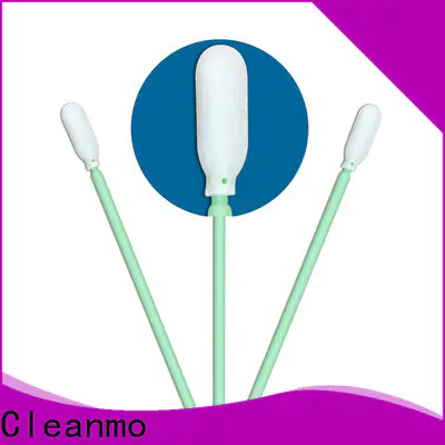 Cleanmo ESD-safe Polypropylene handle soft swab ear wax removal wholesale for excess materials cleaning